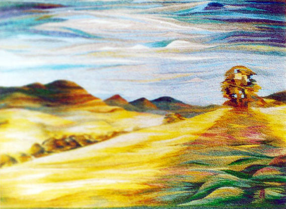 Гобелен «Тиша». 1980-і рр. Вовна, ручне ткацтво